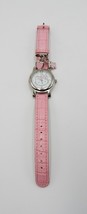 Sanrio Hello Kitty Wristwatch Pink With Charms Japan Movement No Box - £31.44 GBP