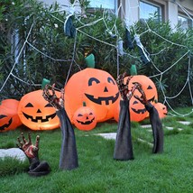 Halloween Decoration: Realistic Life-Size Lawn Zombie Hands - Set of 8 Spooky Pr - £40.08 GBP