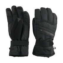 Mens Tek Gear Heat Tek Thinsulate Touch Screen Ski Gloves Black Size S/M NEW - £13.44 GBP
