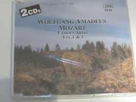 Germany RARE 2 CD brand new pack Wolfgang Amadeus Mozart Famous Arias Vol 1 &amp; 2 - £8.09 GBP