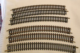 HO Scale Atlas, Set of 6 Pieces 18&quot; Radius Curve Track, Brass, Code 100 - £17.92 GBP