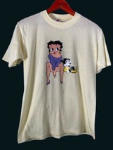 Vintage Betty Boop T Shirt M Double Sided 1985 California Girl Single St... - $84.96