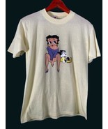 Vintage Betty Boop T Shirt M Double Sided 1985 California Girl Single St... - £67.12 GBP
