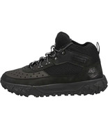 Timberland Men's Greenstride Motion 6 Mid Lace HKR Boot Jet Black  A5VAC-015 - $159.99