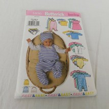 Butterick 5896 Baby Fashion Essentials Infants Jacket Dress Top Romper PR-NB-S - £6.29 GBP
