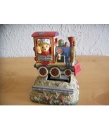 1997 Cherished Teddies Choo-Choo Train Animated Musical Figurine - £31.97 GBP