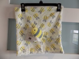 Dream Gro Buddy Blankie Bee Yellow Lovey Security Blanket Cuddle NEW - £22.39 GBP