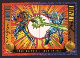 1993 SkyBox Marvel X-Men II Art 2 Card Set SIGNED Al Milgrom ~ Bishop vs Fitzroy - £19.37 GBP