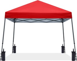 Outdoor Canopy Tent In Red By Abccanopy That Pops Up Stably. - £95.58 GBP