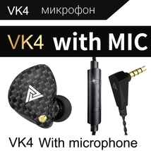 Qkz VK4 2023 In-Ear Ergonomic Subwoofer Hifi Sound Hd Bass Headphones/HD Mic - £31.48 GBP