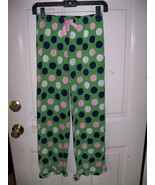 JUSTICE Polka Dot Green PJ Bottoms Size 12 Girl&#39;s EUC - €15,97 EUR