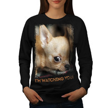 Wellcoda Chihuahua Cute Joke Puppy Womens Sweatshirt - £28.46 GBP+