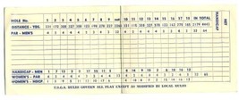 Catalina Visitors Country Club Golf Score Card Avalon 1950s Chicago Cubs... - £77.53 GBP