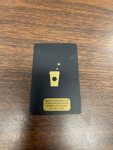 Starbucks Card 2008 Black &quot;Gold customer loyalty&quot; card 2607 - $18.63