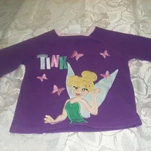 Toddler Girl&#39;s Tinkerbell Purple Sweater size 2T - £9.40 GBP