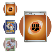 Scarlet &amp; Violet Pokemon Card (WW50): Fighting Energy 006 with Wooper Sl... - $89.88 MXN