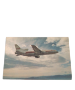 Postcard TWA L-1011 In Flight with TWA Trans World Airlines Chrome Unposted - $5.71 CAD