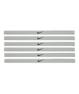Nike Unisex Running All Sports SET OF 2 Headbands GRAY BLACK LOGO NEW - £7.99 GBP