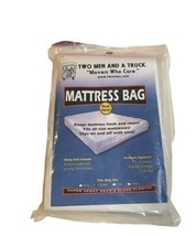 Two Men And A Truck “Movers Who Care” Queen Mattress Bag Super Heavy Dut... - £12.51 GBP
