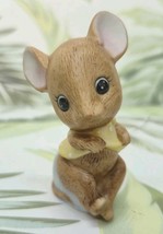 Lefton Cute Mouse Porcelain Figure 1986 - 3 inches Tall - $12.99