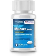 GenCare Mucus Relief Expectorant Guaifenesin 400 mg 200 Tablets Value Pa... - $30.80 CAD