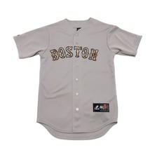 Boston Red Sox Majestic Gray/Camouflage Print Baseball Jersey Men&#39;s Size Small - £31.28 GBP