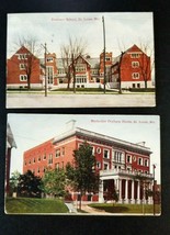 2 Antique 1913 Postcard  ST LOUIS MISSOURI Emerson School METHODIST ORPH... - $6.30