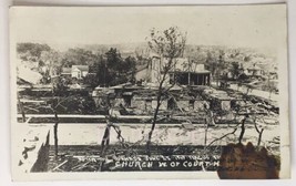 Fergus Falls After Tornado 1919 RPPC Church West of Court House AZO Stor... - $29.99