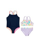 Baby Toddler Girls 3 Piece Swim Set UFP 50+ - 1 Piece and Bikini Swimsui... - £20.85 GBP+