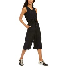 Ideology Ladies Black Sleeveless V-Neck Fitness Athleisure Jumpsuit 2XL - £36.22 GBP