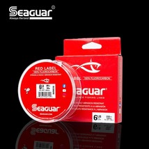 Seaguar Red Label 100% Fluoro Fishing Line 4LB-15LB 18 Asion Resistant Monofi - £67.17 GBP