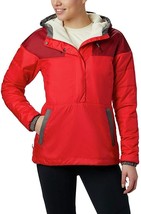 Columbia Womens Columbia Lodge Pullover Jacket Red WL0217-658 - £29.66 GBP