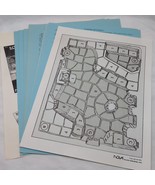 (8) Sheets Lost Worlds Adventure Set 1: In The Ruins Of The Ancients - $912.02 MXN