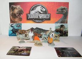Jurassic World Dominion Movie Figure Set 14 Toys with 10 Figures and 4 Stickers - £12.70 GBP