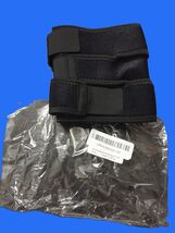 Black Adjustable Short Knee Compression Brace Durable for Stability, Pai... - $12.99