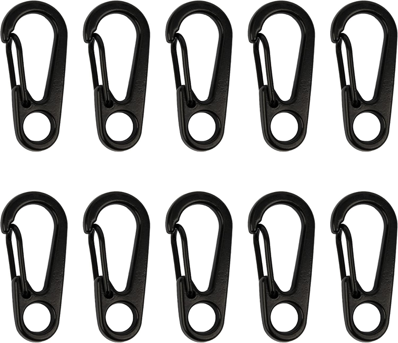 SWATOM Small Mini Carabiner Clip Tiny Spring Snap Hook Keychains Micro Carabiner Item image 12