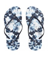 Old Navy Shibori Blue Tie Dye Flip Flops Women Size 7 Summer Sandals Sho... - £9.51 GBP