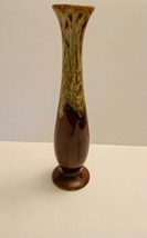 9&quot; Brown Drip Elongated Bud Vase - $16.83