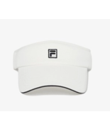 Fila Tennis Sun Cap Unisex Sports Golf Running Training Visor Hat White NWT - $52.48
