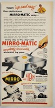 1957 Print Ad Mirro-Matic Electric Fry Pans Aluminum Completely Immersible - £9.18 GBP