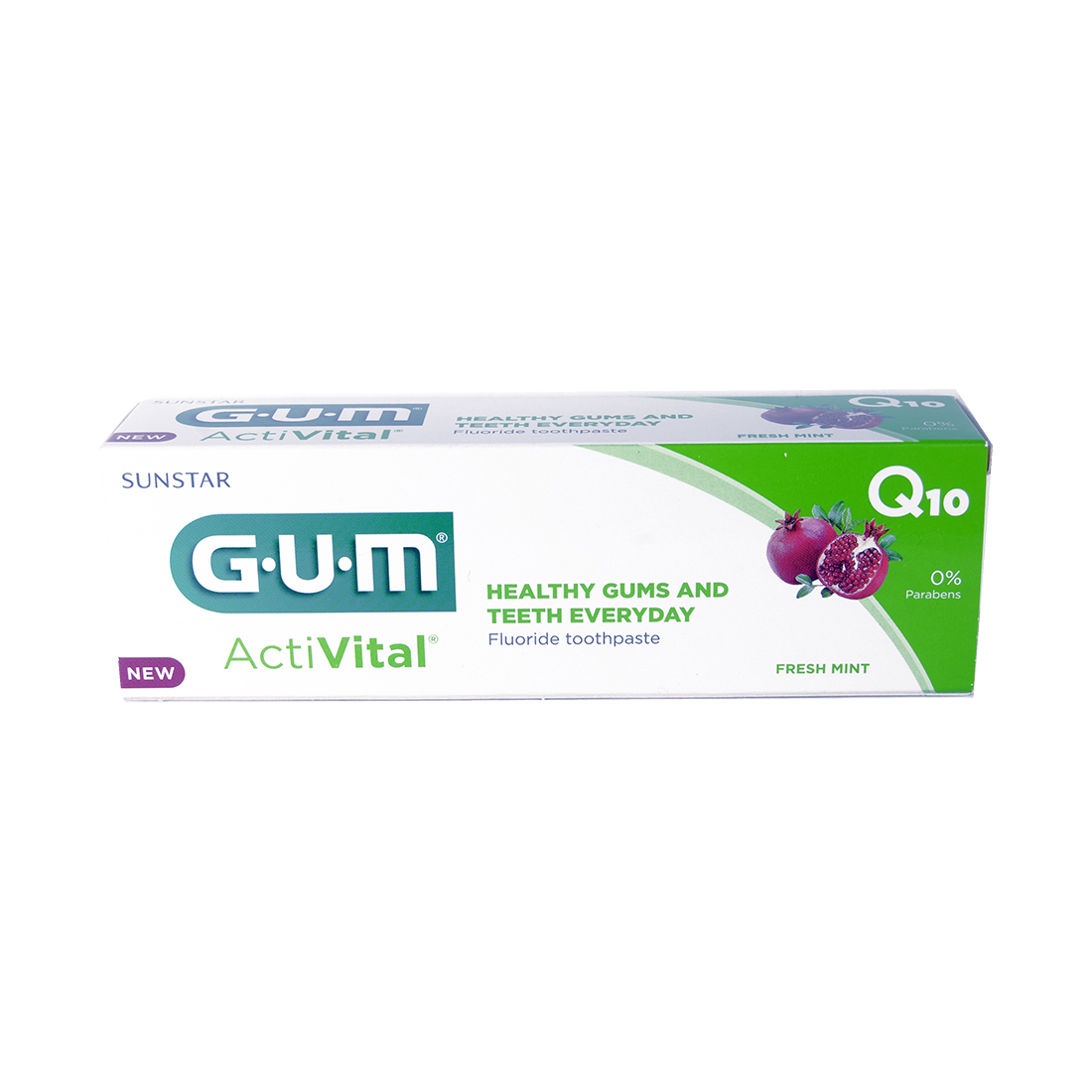 Sunstar G.U.M ActiVital  Toothpaste Fresh Mint Q10 and Pomegranate.  - $7.80