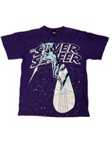 Silver Surfer Marvel Large T-Shirt Vintage Mad Engine Buscema Art Rare AOP - £118.70 GBP