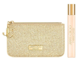 Jimmy Choo Golden Mini Pouch with IWC Purse Spray 7,5ml - £17.69 GBP