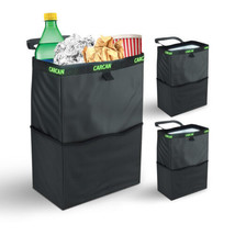 CarCan The Original 3 in 1 Hanging Car Trash Can for Back Seat, - $93.56