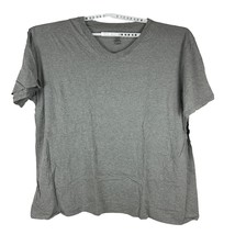 Harbor Bay Men&#39;s V=Neck Gray Short Sleeved T-Shirt Size 5XLT - £6.08 GBP
