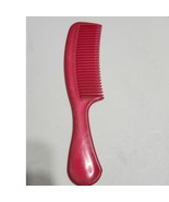 Vintage Goody 6.5&quot; Pocket Comb Red Unbreakable Retro Old School Prop 80&#39;s - $15.79