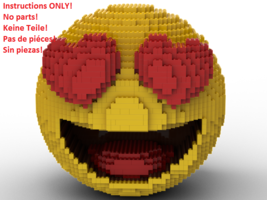 LEGO Love Emoji statue building instruction INSTRUCTIONS ONLY NO BRICKS - £14.45 GBP