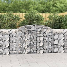  Gabion Basket Set of 5 Silver Galvanized iron Large Durable - €1.574,96 EUR