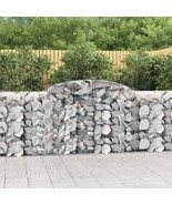  Gabion Basket Set of 5 Silver Galvanized iron Large Durable - €1.574,96 EUR
