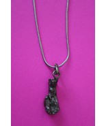Meterorite Necklace W/ Chain Campo Del Cielo 3.1 Grams Genuine Dino Girl... - $41.13 CAD